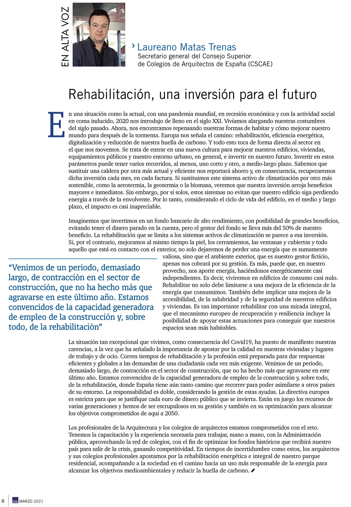 columna secretario marzo cic
