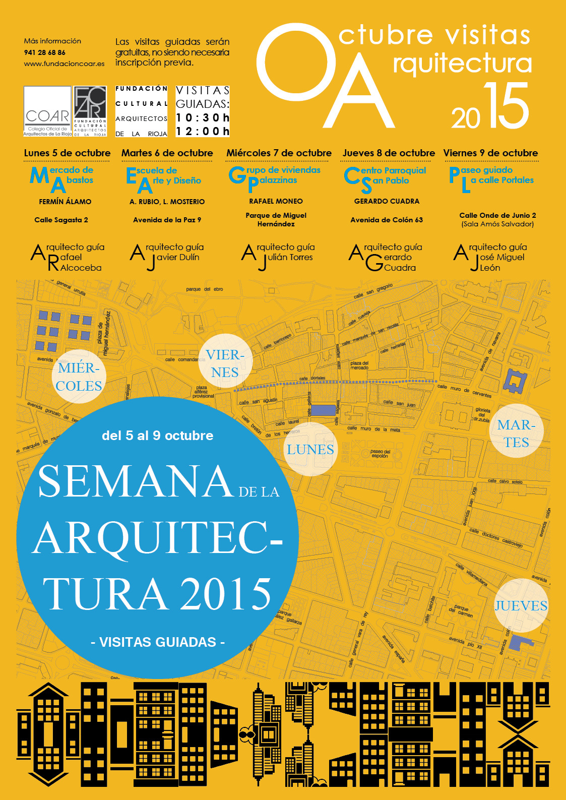 cartel semana arquitectura 2015 FCAR
