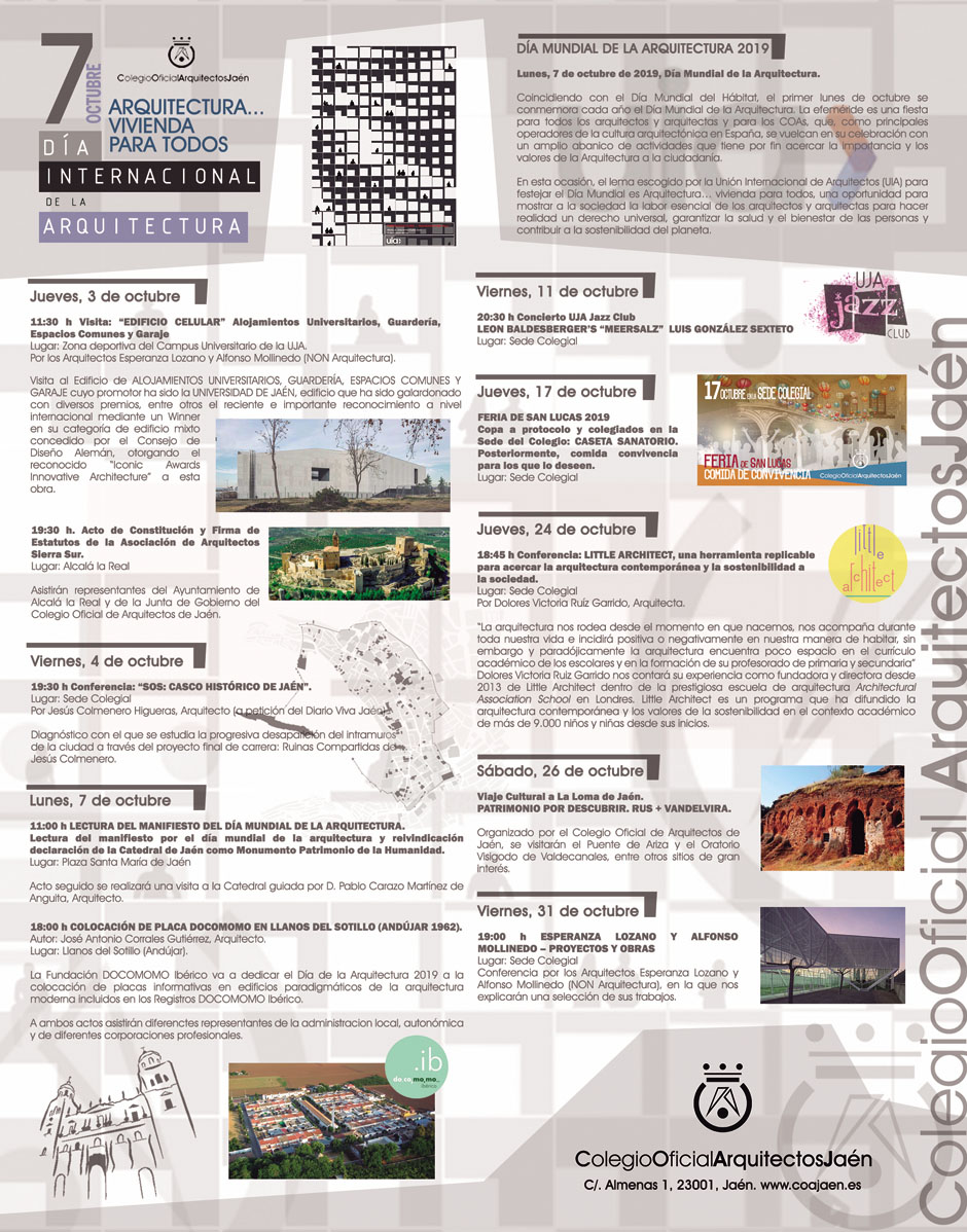 CARTEL DIA MUNDIAL ARQUITECTURA 2019 copia