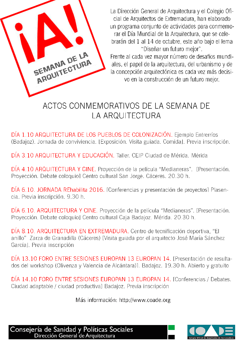 Semana de la arquitectura 2016