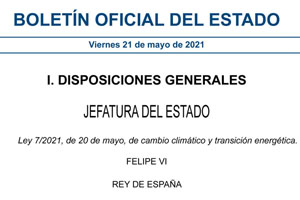 La Ley de Cambio Climático entra en vigor incluyendo las aportaciones del CSCAE en eficiencia energética y rehabilitación de edificios